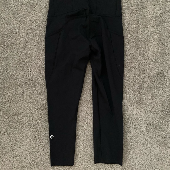 Lululemon Fast and Free Crop: REFLECTIVE!!! - Picture 3 of 3
